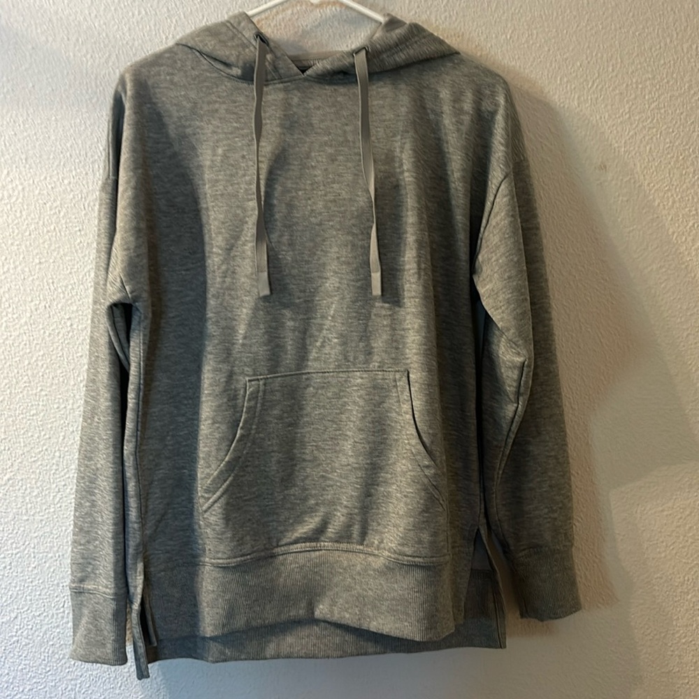 Athletic Works Basic Gray Pullover Hoodie Size Xs - image 1